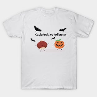 Bona Castanyada Catalán Halloween vs castañada T-Shirt